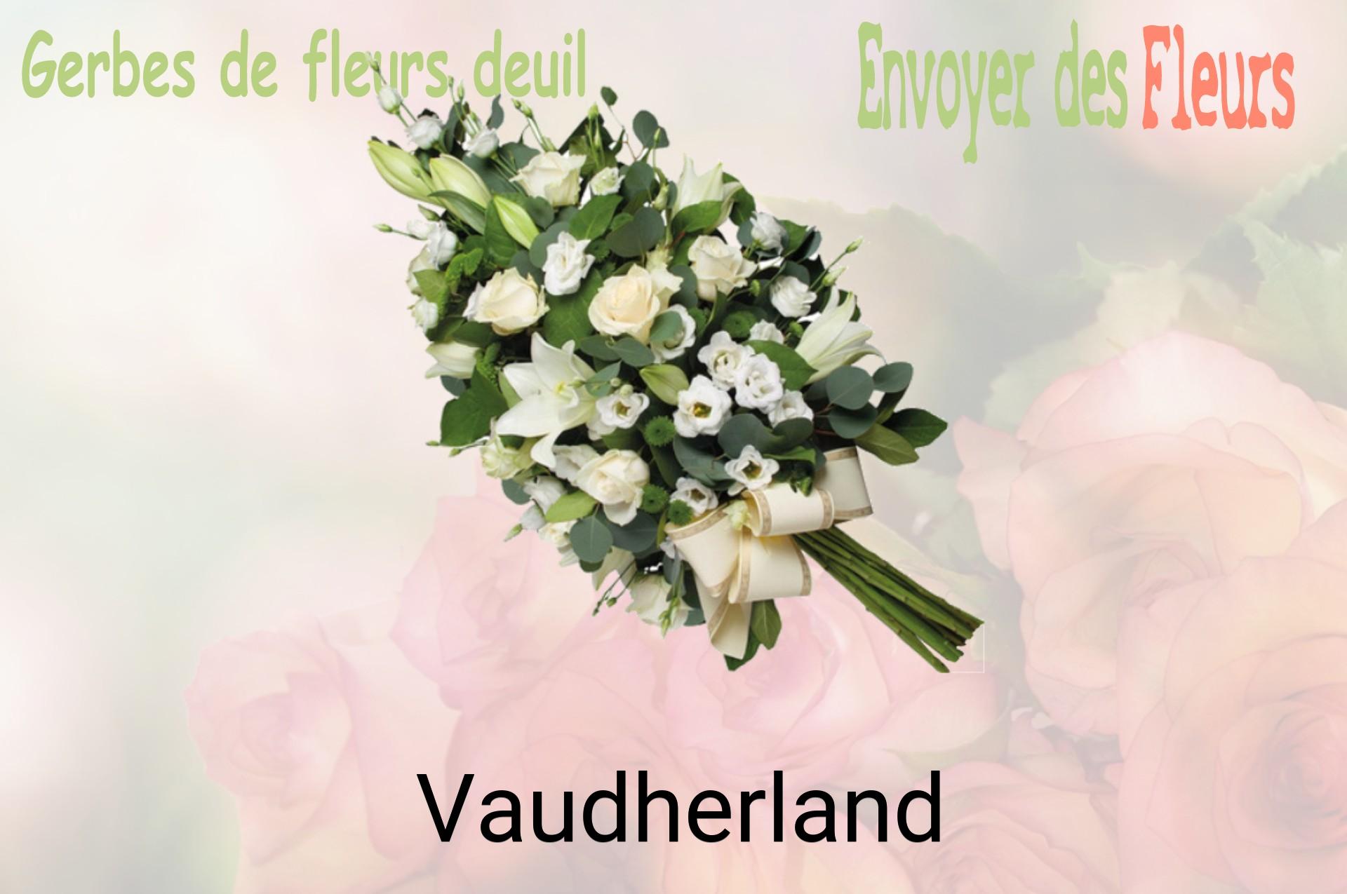 Gerbe de fleurs de deuil livrée à Vaudherland